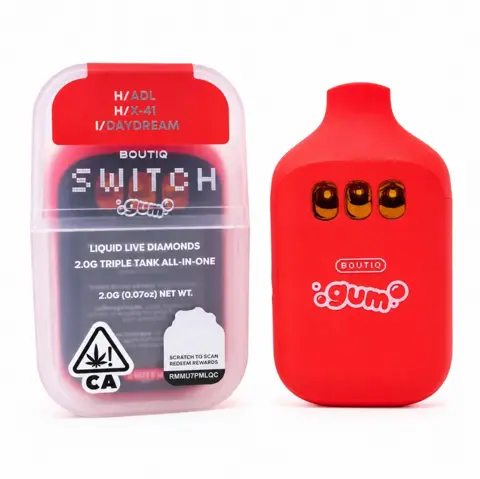 Boutiq Switch Gum 2G - (H) Adl / (H) X-41 / (I) Daydream all-in-one vape