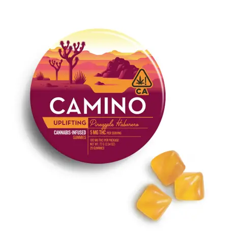 Camino - Pineapple Habanero Gummies - 100Mg - 20Ct - 5Mg/Ea edible