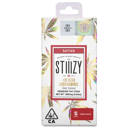 Vape Cartridge - Green Crack 1G Live Resin Liquid Diamonds Pod - Stiiizy
