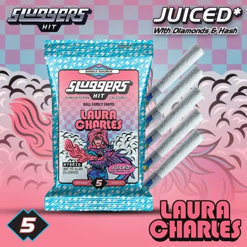 Sluggers - Infused Preroll - 3.5G 5Pk - Laura Charles infused pre-roll