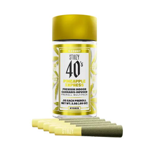Stiiizy - Pineapple Express (H).5G 40S Infused Preroll 5 Pack infused pre-roll